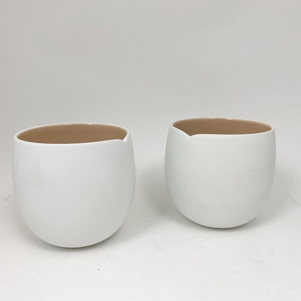 Nespresso India Mahdavi Origin Collection Double Wall Porcelain Coffee Cup Set 2